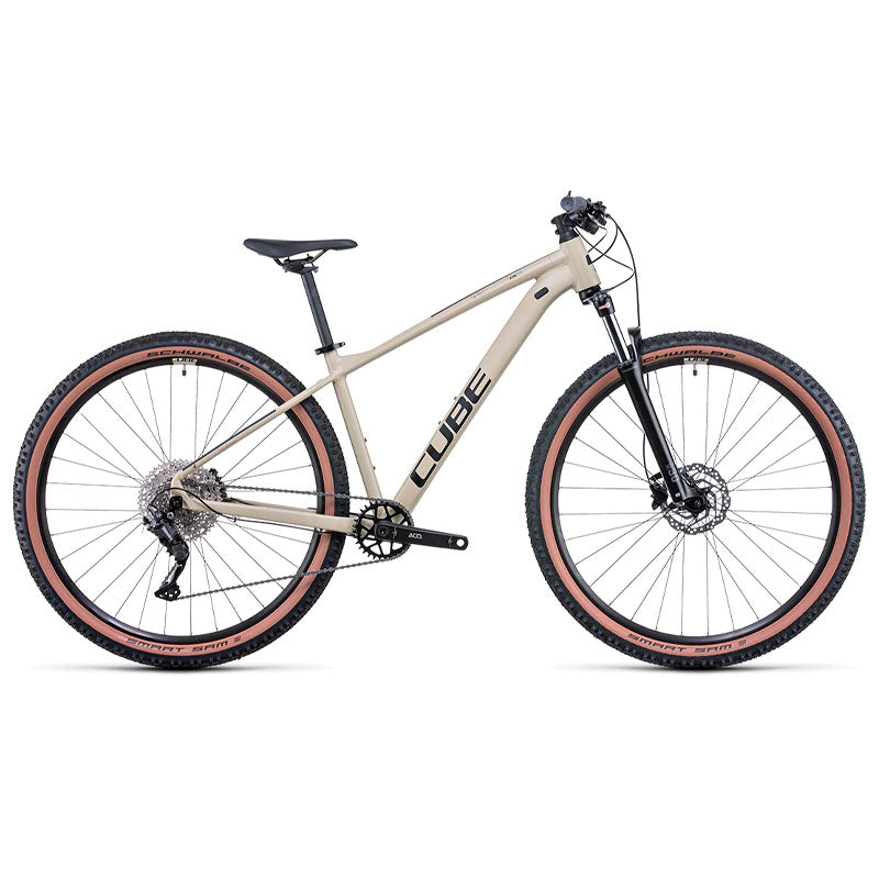 Bicicleta de montaña CUBE Aim EX 2022 Desert'n'Black / Transmisión 1x10 velocidades